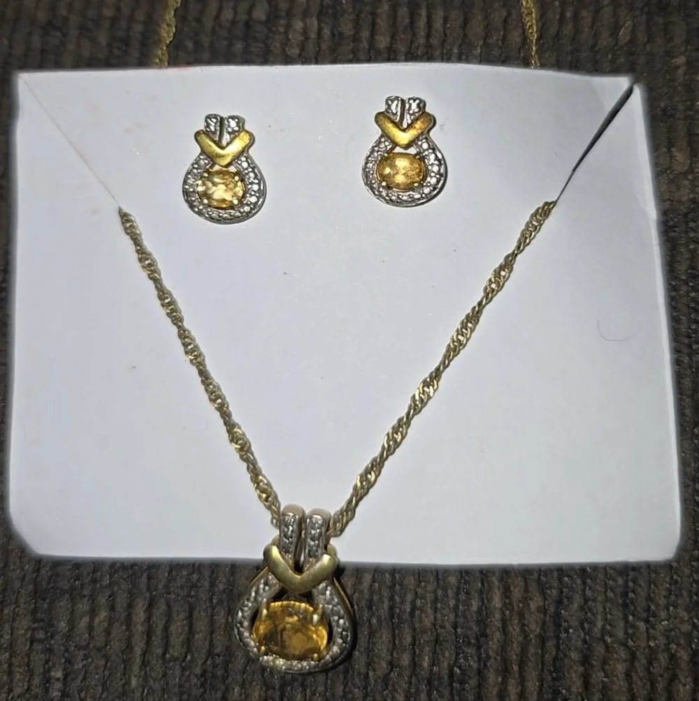 Novemeber Vintage Birthstone SET - Picture 3 of 7